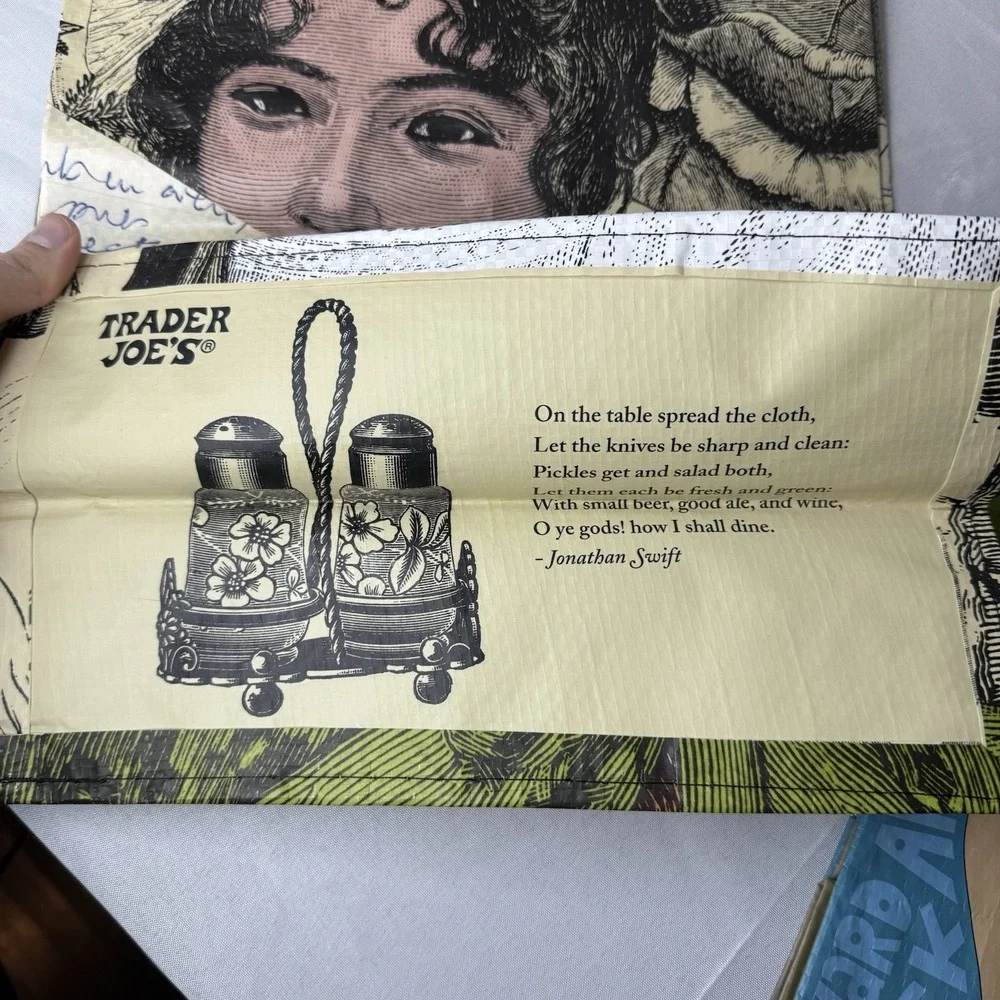 Bundle Of Two Trader Joes Reusable‎ Bags Missouri And Crew Member